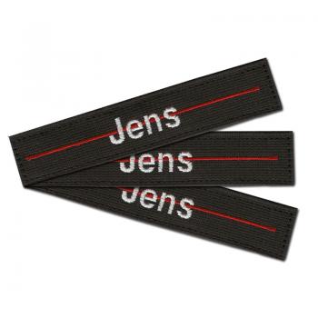 Namenstreifen THIN RED LINE