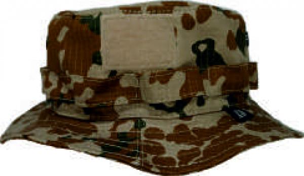 thumbnail image 2 of Original Danish Military M84 Camo Boonie Hat – Summer Tropical Cap, Wide Brim, Cotton/Poly, New With Tags 2 of 3